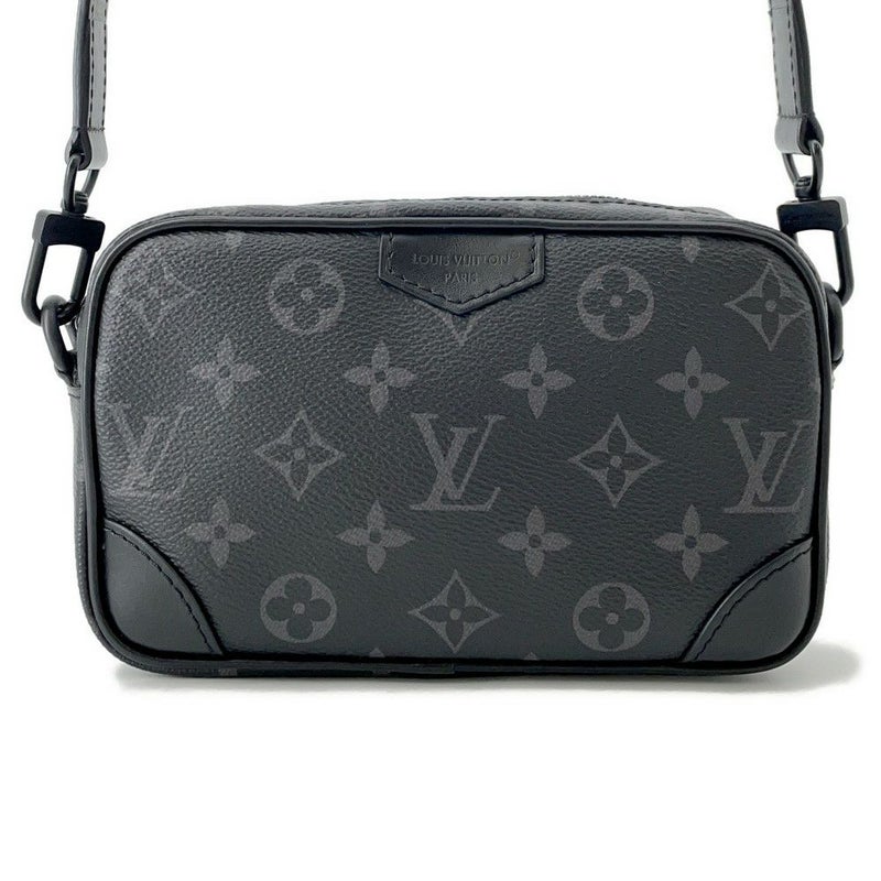 ルイヴィトン 長財布 モノグラム･エクリプス トロカデロ･ウェアラブル ウォレット M14253 ヴィトン ショルダーバッグ 黒 ブラック メンズ