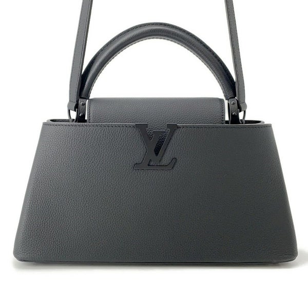 ルイヴィトン ハンドバッグ カプシーヌ EW MM トリヨンレザー M23947 ヴィトン バッグ 2way ショルダーバッグ 黒 ブラック