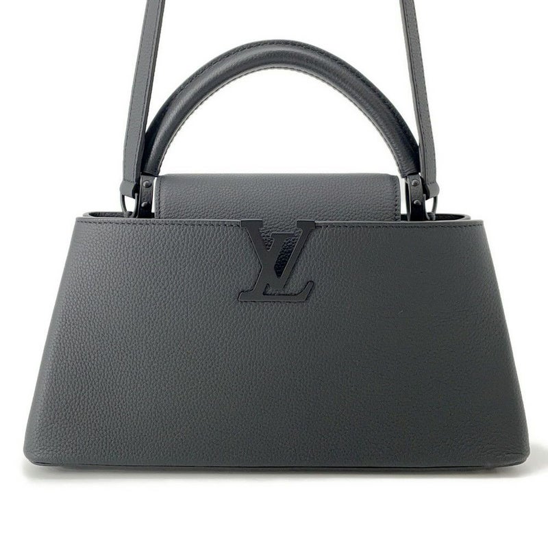 ルイヴィトン ハンドバッグ カプシーヌ EW MM トリヨンレザー M23947 ヴィトン バッグ 2way ショルダーバッグ 黒 ブラック