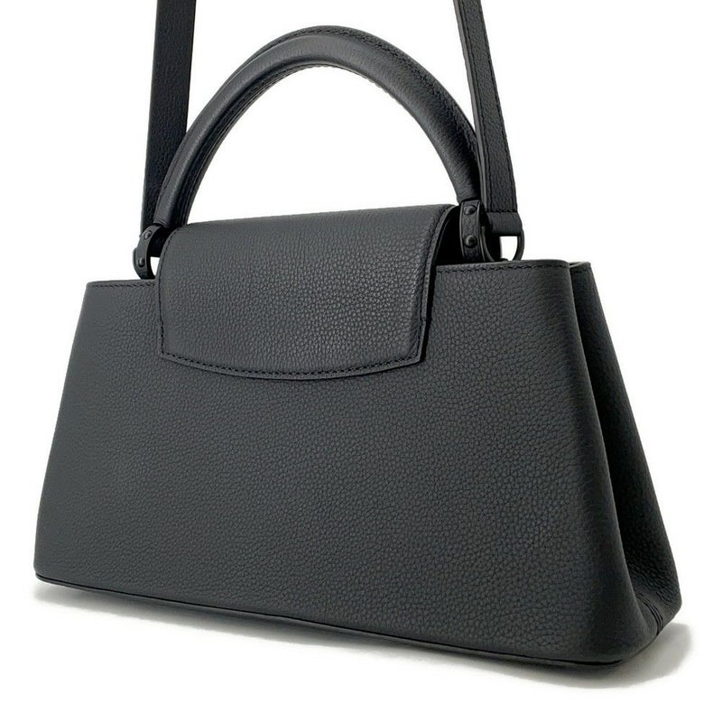 ルイヴィトン ハンドバッグ カプシーヌ EW MM トリヨンレザー M23947 ヴィトン バッグ 2way ショルダーバッグ 黒 ブラック