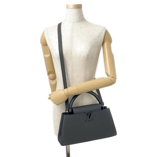 ルイヴィトン ハンドバッグ カプシーヌ EW MM トリヨンレザー M23947 ヴィトン バッグ 2way ショルダーバッグ 黒 ブラック