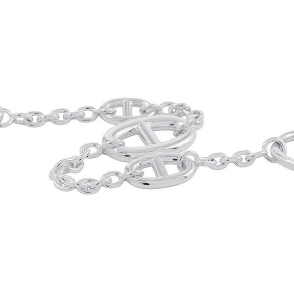 エルメス ブレスレット シェーヌダンクル ファランドール SV925シルバー サイズST HERMES ジュエリー