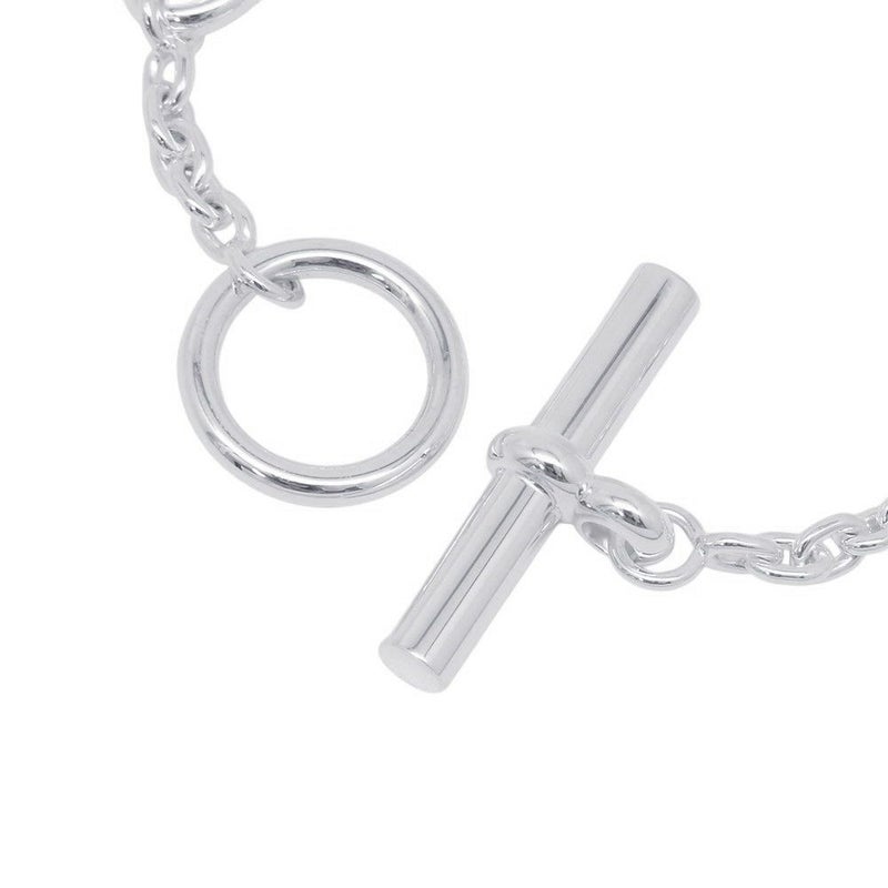 エルメス ブレスレット シェーヌダンクル ファランドール SV925シルバー サイズST HERMES ジュエリー