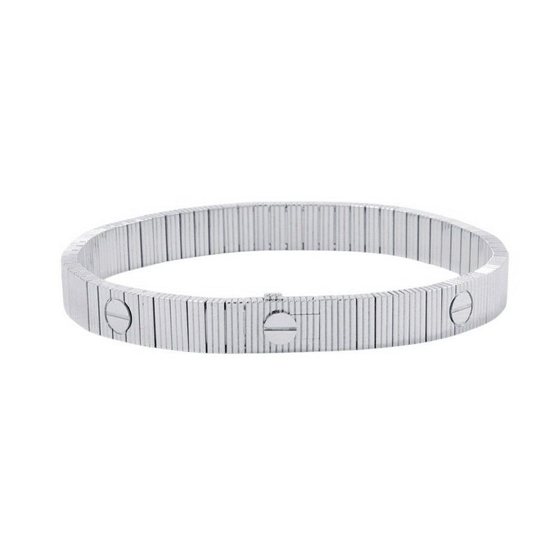 カルティエ ブレスレット ラブ アンリミテッド ブレスレット フレキシブル K18WGホワイトゴールド サイズ17 B6089717 Love Unlimited