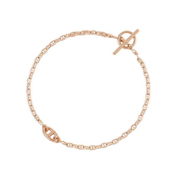 エルメス ブレスレット シェーヌダンクル ニューファランドール K18PGピンクゴールド サイズLG HERMES ジュエリー