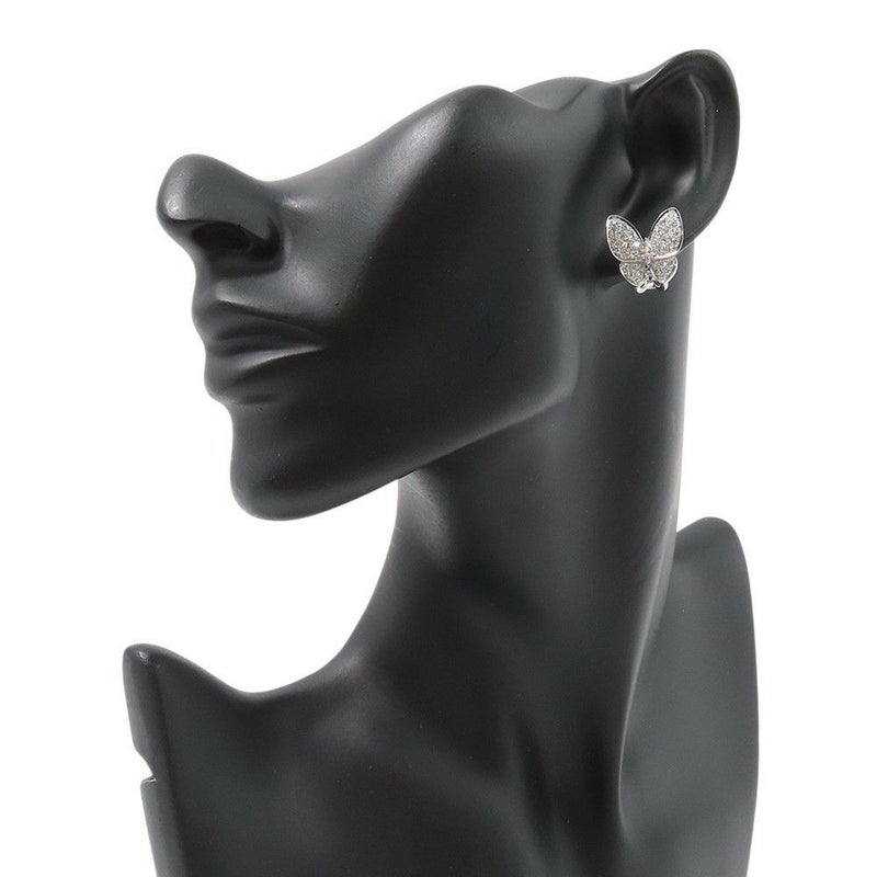 ヴァンクリ ピアス ドゥ パピヨン ピンクサファイア 34P 計0.88ct/ダイヤ 36P 計0.99ct K18WG/K18PG VCARO3M600