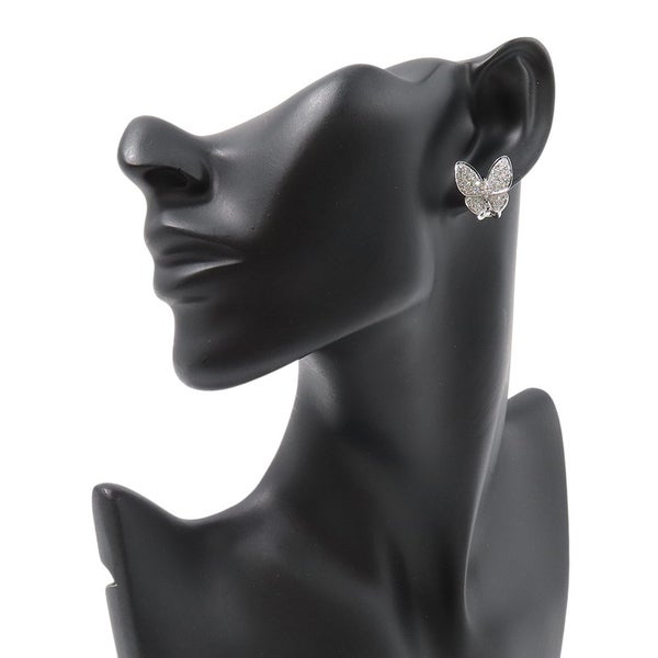 ヴァンクリ ピアス ドゥ パピヨン ピンクサファイア 34P 計0.88ct/ダイヤ 36P 計0.99ct K18WG/K18PG VCARO3M600