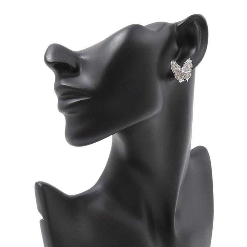 ヴァンクリ ピアス ドゥ パピヨン ピンクサファイア 34P 計0.88ct/ダイヤ 36P 計0.99ct K18WG/K18PG VCARO3M600