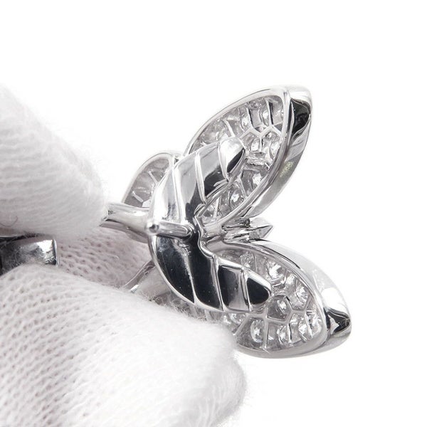 ヴァンクリ ピアス ドゥ パピヨン ピンクサファイア 34P 計0.88ct/ダイヤ 36P 計0.99ct K18WG/K18PG VCARO3M600