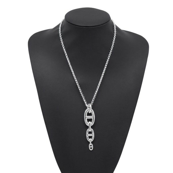 エルメス ネックレス シェーヌダンクル アンシェネGM SV925シルバー HERMES ジュエリー ペンダント