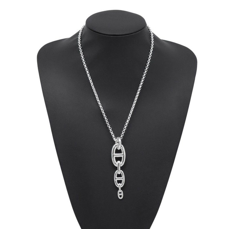 エルメス ネックレス シェーヌダンクル アンシェネGM SV925シルバー HERMES ジュエリー ペンダント