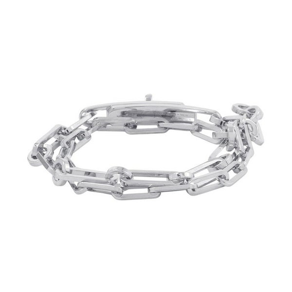 エルメス ブレスレット ケリー シェーヌ ドゥブルトゥール チェーン SV925シルバー サイズ16 HERMES ジュエリー