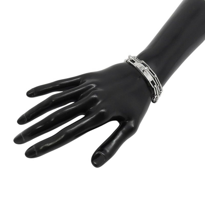 エルメス ブレスレット ケリー シェーヌ ドゥブルトゥール チェーン SV925シルバー サイズ16 HERMES ジュエリー