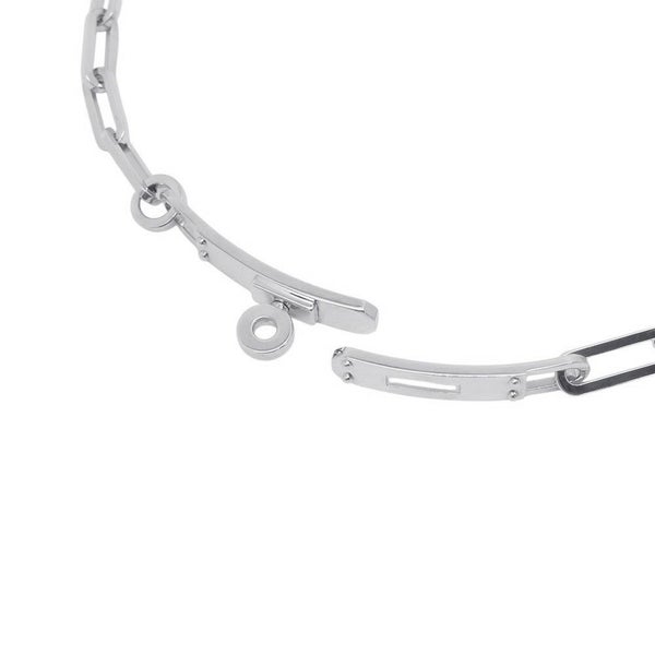 エルメス ブレスレット ケリー シェーヌ ドゥブルトゥール チェーン SV925シルバー サイズ16 HERMES ジュエリー