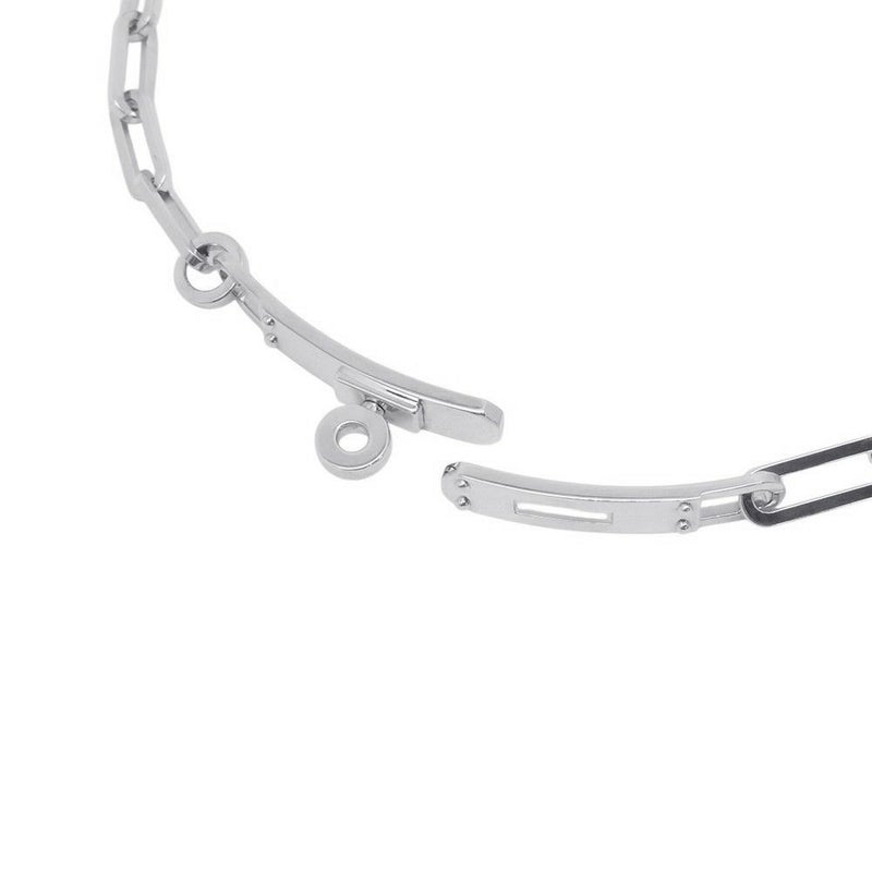 エルメス ブレスレット ケリー シェーヌ ドゥブルトゥール チェーン SV925シルバー サイズ16 HERMES ジュエリー