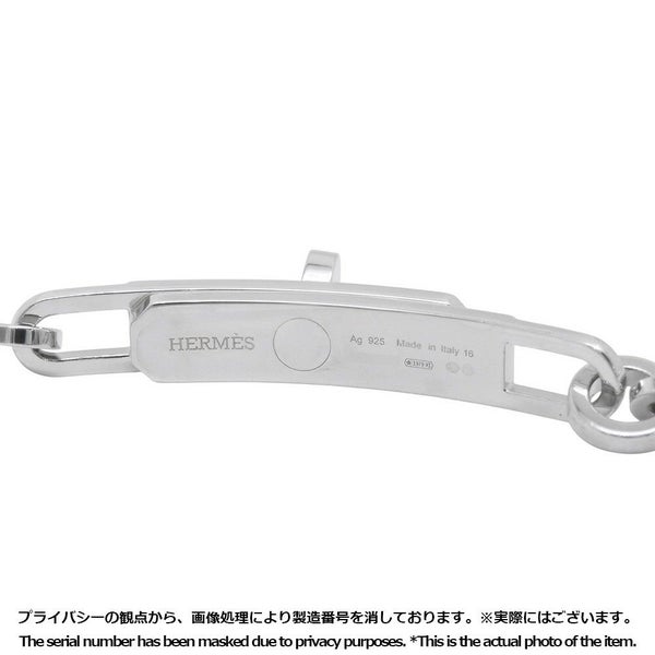 エルメス ブレスレット ケリー シェーヌ ドゥブルトゥール チェーン SV925シルバー サイズ16 HERMES ジュエリー