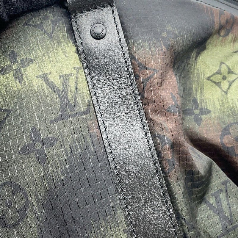 ルイヴィトン ボストンバッグモノグラム・カモフラージュ キーポル・バンドリエール50 M41416 トラベル 旅行バッグ 黒