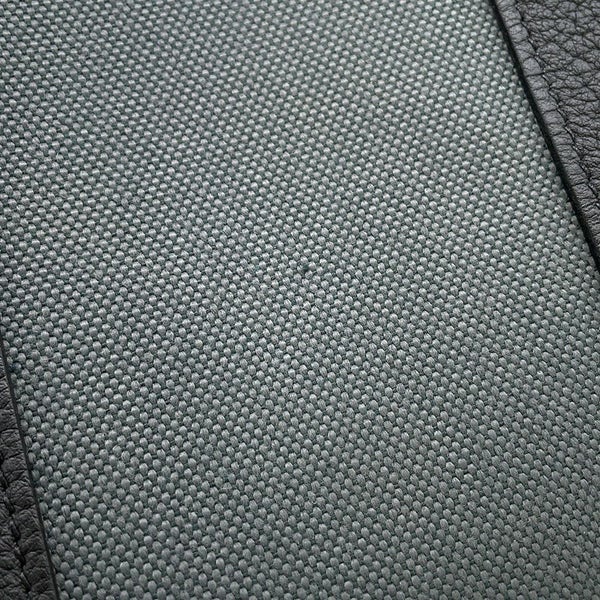 エルメス トートバッグ ガーデンパーティTPM ヴェールマングローブ/ブラック/シルバー金具 トワルミリタリー/ネゴンダ K刻印