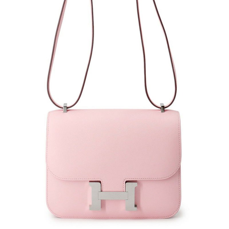 エルメス ミニ コンスタンス3 ミロワール ローズサクラ/シルバー金具 スイフト W刻印