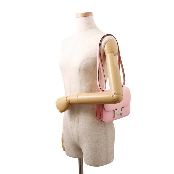 エルメス ミニ コンスタンス3 ミロワール ローズサクラ/シルバー金具 スイフト W刻印