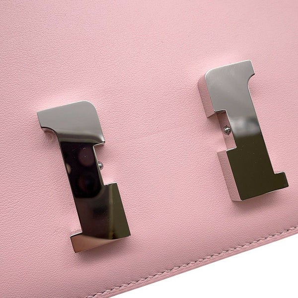 エルメス ミニ コンスタンス3 ミロワール ローズサクラ/シルバー金具 スイフト W刻印