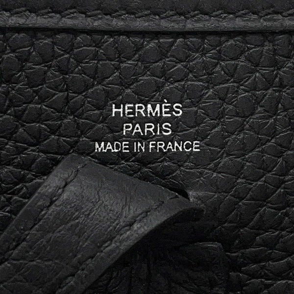 エルメス エブリンTPM 111cm アマゾン ブラック/シルバー金具 トリヨンクレマンス W刻印 黒