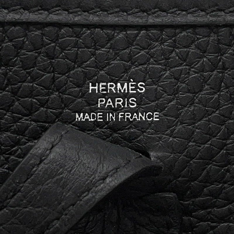 エルメス エブリンTPM 111cm アマゾン ブラック/シルバー金具 トリヨンクレマンス W刻印 黒