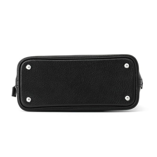 エルメス ボリード1923 ミニ サングル コルタージュ ブラック/シルバー金具 シェブルシャムキラ K刻印 ２wayショルダー 黒