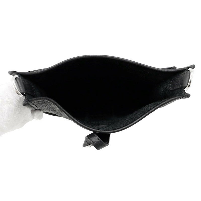 エルメス ショルダーバッグ エブリン3 23 ブラック/シルバー金具 トリヨンクレマンス K刻印 黒