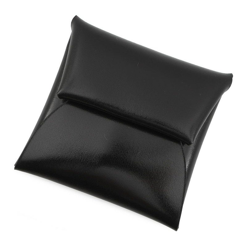 エルメス コインケース バスティア ブラック ボックスカーフ B刻印 財布 黒