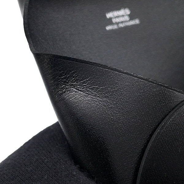 エルメス コインケース バスティア ブラック ボックスカーフ B刻印 財布 黒