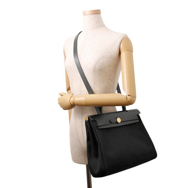 エルメス エールバッグジップPM ルトゥルネ ブラック/ゴールド金具 トワルミリタリー / ヴァッシュハンター Z刻印 黒