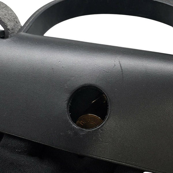 エルメス エールバッグジップPM ルトゥルネ ブラック/ゴールド金具 トワルミリタリー / ヴァッシュハンター Z刻印 黒