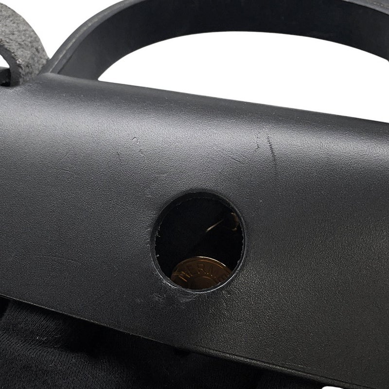 エルメス エールバッグジップPM ルトゥルネ ブラック/ゴールド金具 トワルミリタリー / ヴァッシュハンター Z刻印 黒