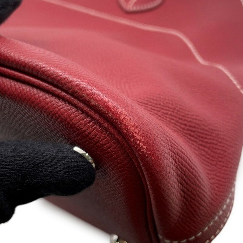 エルメス ハンドバッグ ボリード リラックス35 ルージュアッシュ/シルバー金具 エプソン Ａ刻印