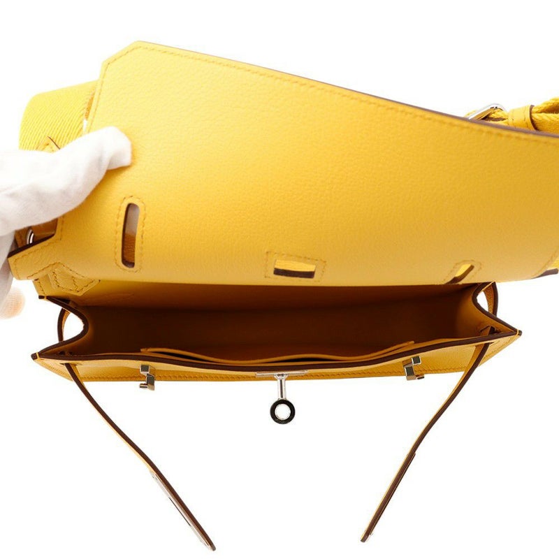 エルメス ジプシエール ミニ ジョーヌアンブル/シルバー金具 エバーカラー W刻印