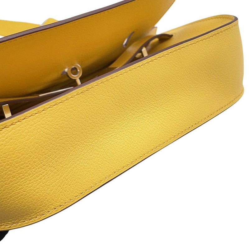 エルメス ジプシエール ミニ ジョーヌアンブル/シルバー金具 エバーカラー W刻印