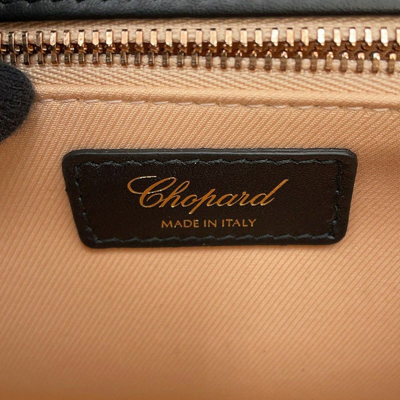 ショパール チェーンショルダーバッグ ハッピー ミニ CHOPARD 黒
