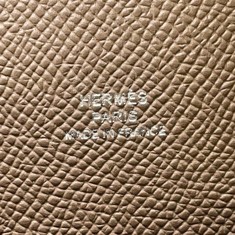 エルメス ショルダーウォレット ナップ トゥーゴー エトゥープ/シルバー金具 エプソン W刻印 財布