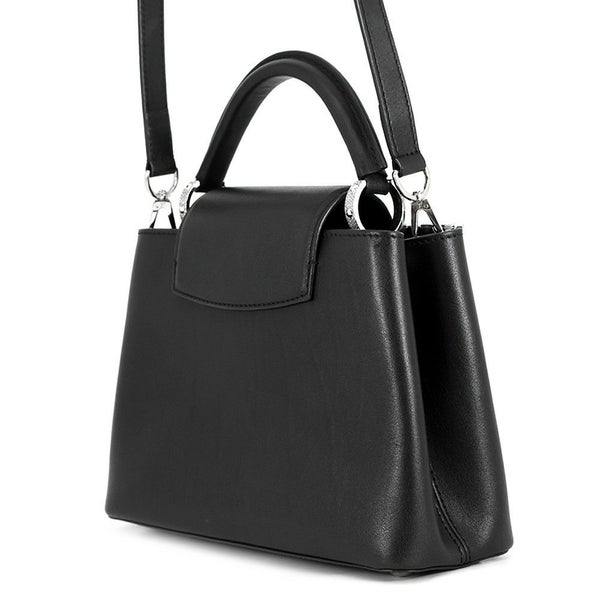 ルイヴィトン ハンドバッグ スムースカーフレザー/スワロフスキー カプシーヌ BB M51783 2wayショルダー 黒 ブラック