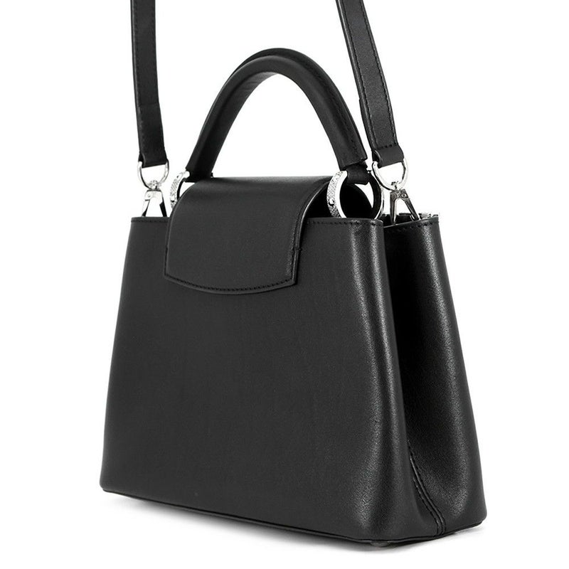 ルイヴィトン ハンドバッグ スムースカーフレザー/スワロフスキー カプシーヌ BB M51783 2wayショルダー 黒 ブラック