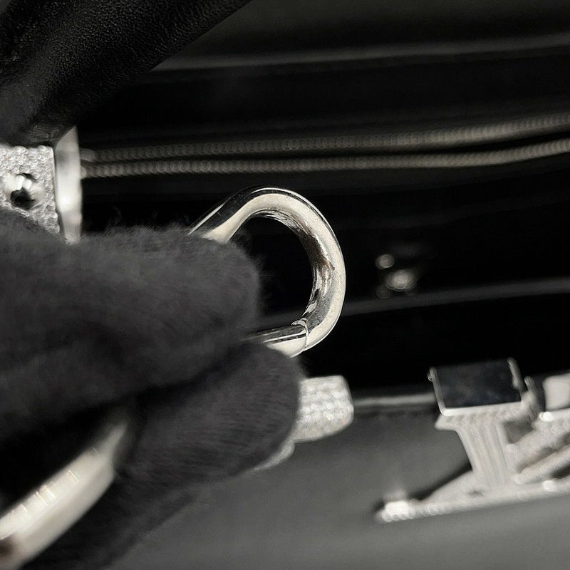 ルイヴィトン ハンドバッグ スムースカーフレザー/スワロフスキー カプシーヌ BB M51783 2wayショルダー 黒 ブラック