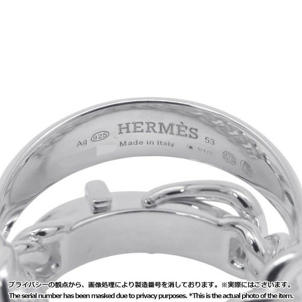 エルメス リング ブックルセリエ アンフレクシブル SV925シルバー リングサイズ53 HERMES 指輪 ジュエリー