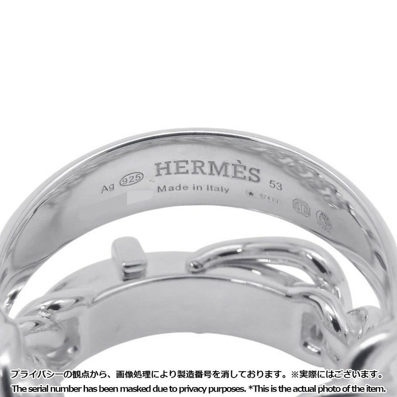 エルメス リング ブックルセリエ アンフレクシブル SV925シルバー リングサイズ53 HERMES 指輪 ジュエリー