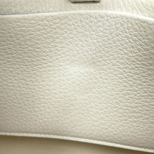 ザ ロウ ハンドバッグ ソフトマルゴー10 カーフレザー W1190 THE ROW 2wayショルダーバッグ 白