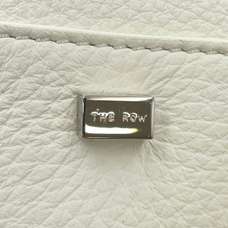 ザ ロウ ハンドバッグ ソフトマルゴー10 カーフレザー W1190 THE ROW 2wayショルダーバッグ 白