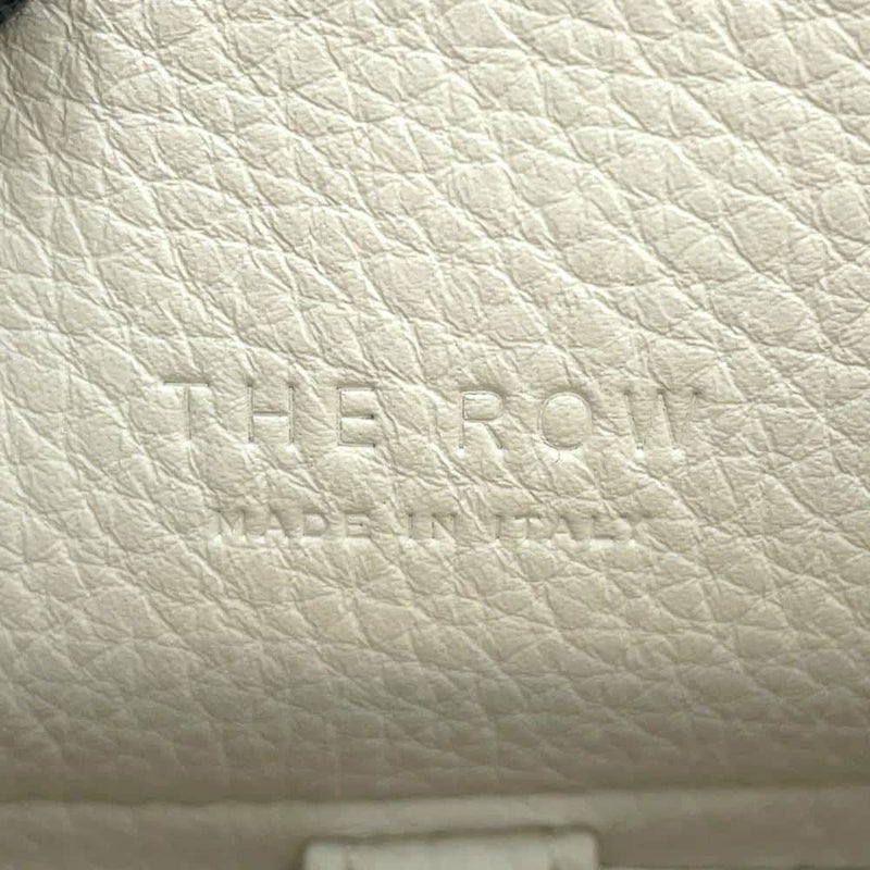 ザ ロウ ハンドバッグ ソフトマルゴー10 カーフレザー W1190 THE ROW 2wayショルダーバッグ 白