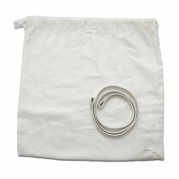 ザ ロウ ハンドバッグ ソフトマルゴー10 カーフレザー W1190 THE ROW 2wayショルダーバッグ 白