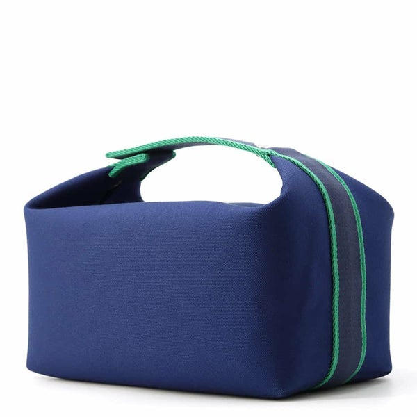 エルメス ポーチ ブリッド・ア・ブラックGM ネイビー/シルバー金具 キャンバス HERMES バッグ 小物入れ