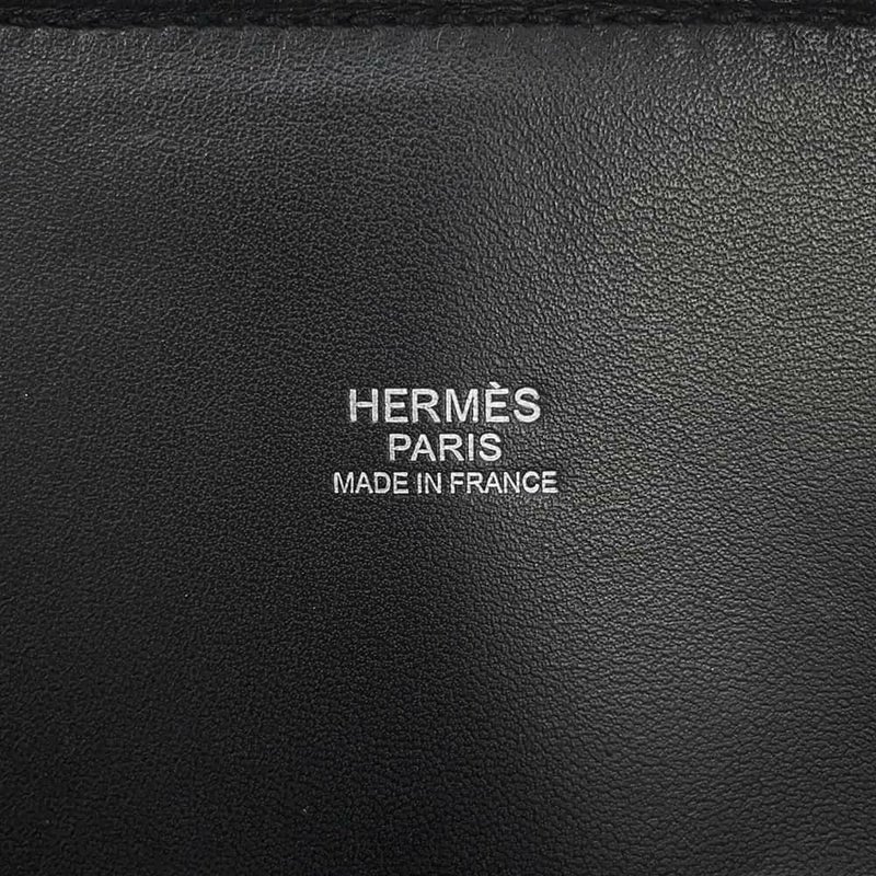 エルメス ハンドバッグ ボリード31 ブラック/シルバー金具 トリヨンクレマンス T刻印 2wayショルダー